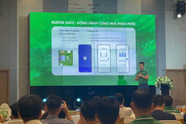 RUSTER GATE CHÍNH THỨC RA MẮT TẠI HỘI NGHỊ NHÀ PHÂN PHỐI LUMI TOÀN QUỐC – BƯỚC TIẾN CHIẾN LƯỢC TRONG NGÀNH NHÀ THÔNG MINH