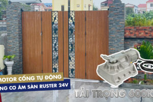 CỔNG TỰ ĐỘNG 4 CÁNH HIỆN ĐẠI – MOTOR ÂM SÀN 24V/600KG | Ruster Việt Nam
